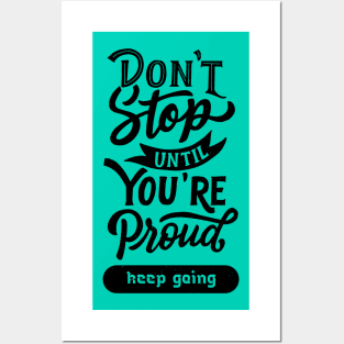 Keep Going Posters and Art